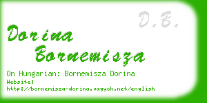 dorina bornemisza business card